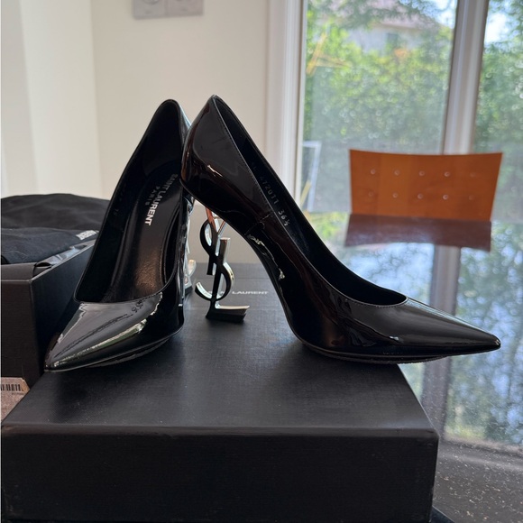 OPYUM Point Toe PUMPS IN PATENT LEATHER - Picture 3 of 6